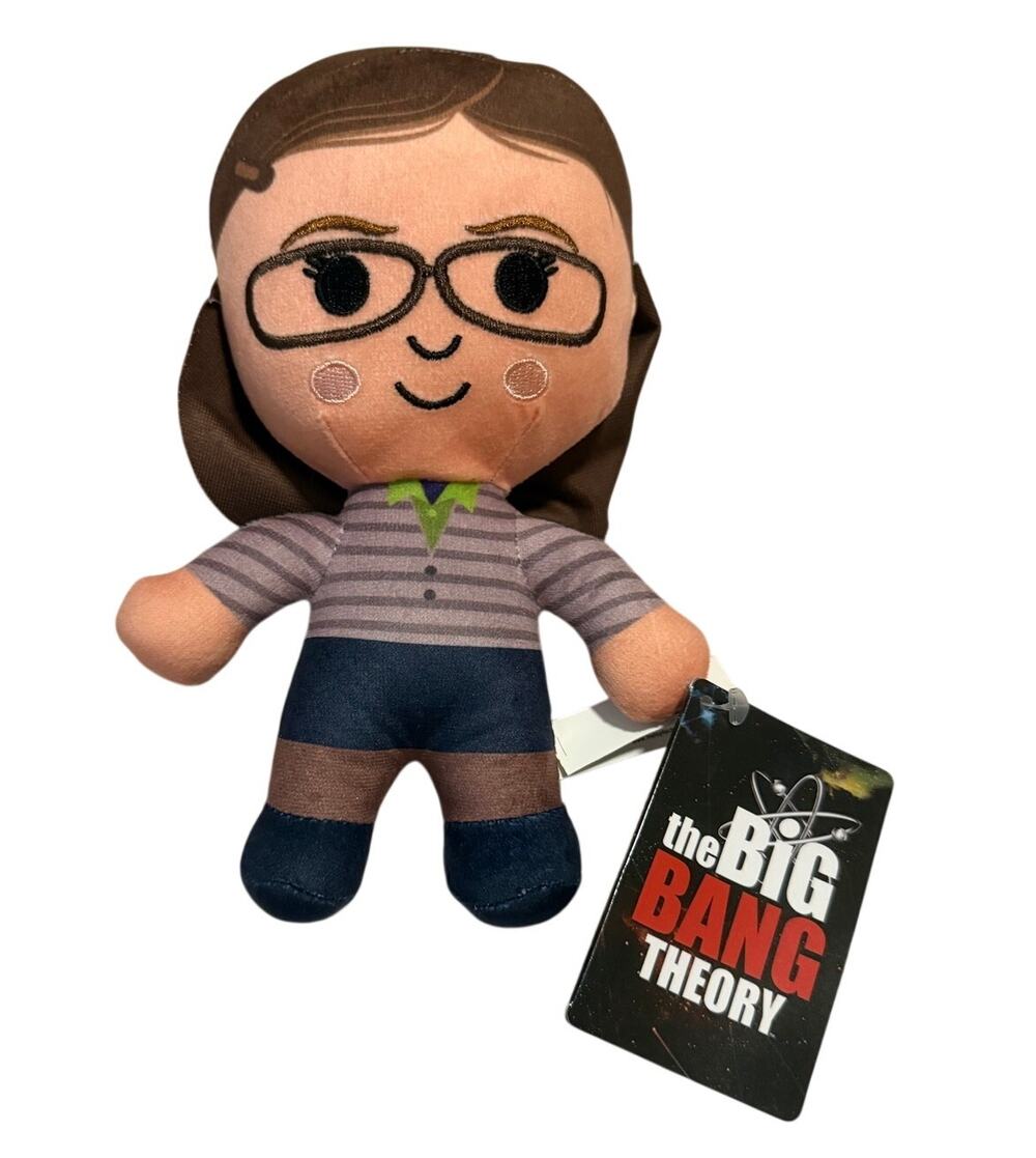 Big Bang Theory Amy Farrah Fowler Plush 8" Toy Factory Crane Prize With Tag